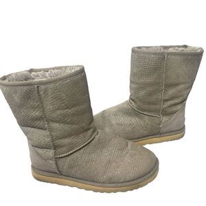 Ugg Australia Short Boots Calf Hair Scales Womens Size 7 US 1008432